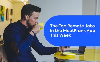 The Top Remote Jobs of the Week in the MeetFrank App