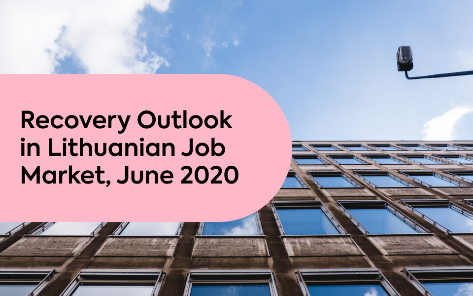 Recovery Outlook in Lithuanian Job Market, June 2020