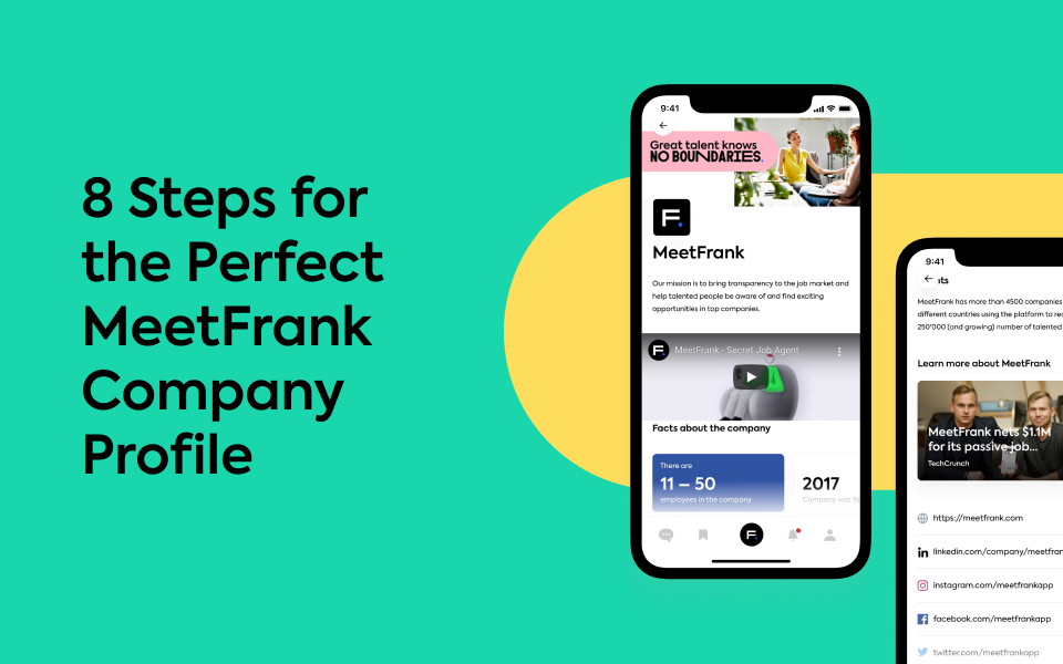 8 Steps for the Perfect MeetFrank Company Profile