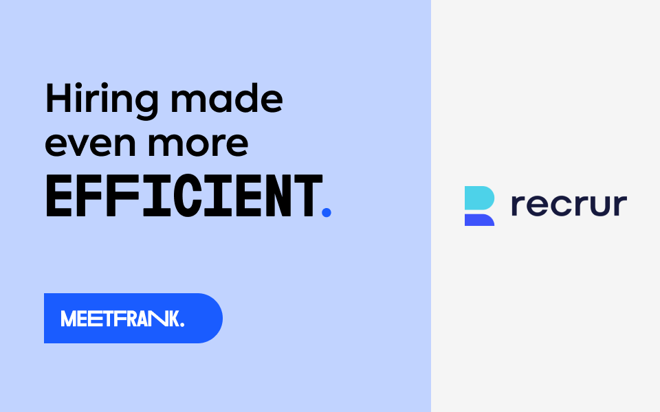 Less switching between different HR tools: MeetFrank x Recrur